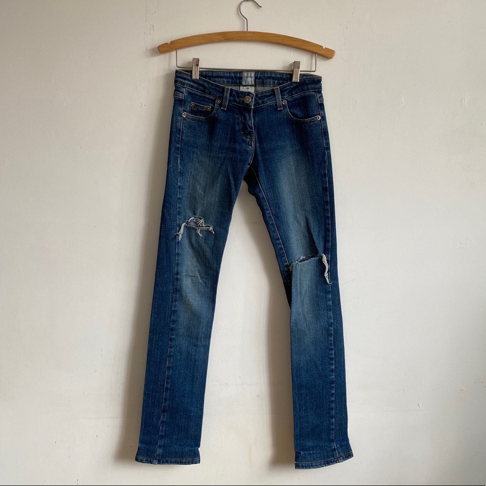Sass & Bide Low Rise Torn Jeans